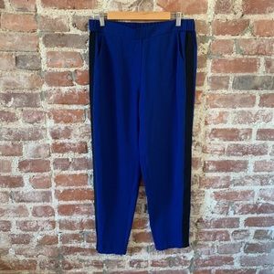 FOREVER 21 Cobalt Blue Pants w/ black Side Stripe